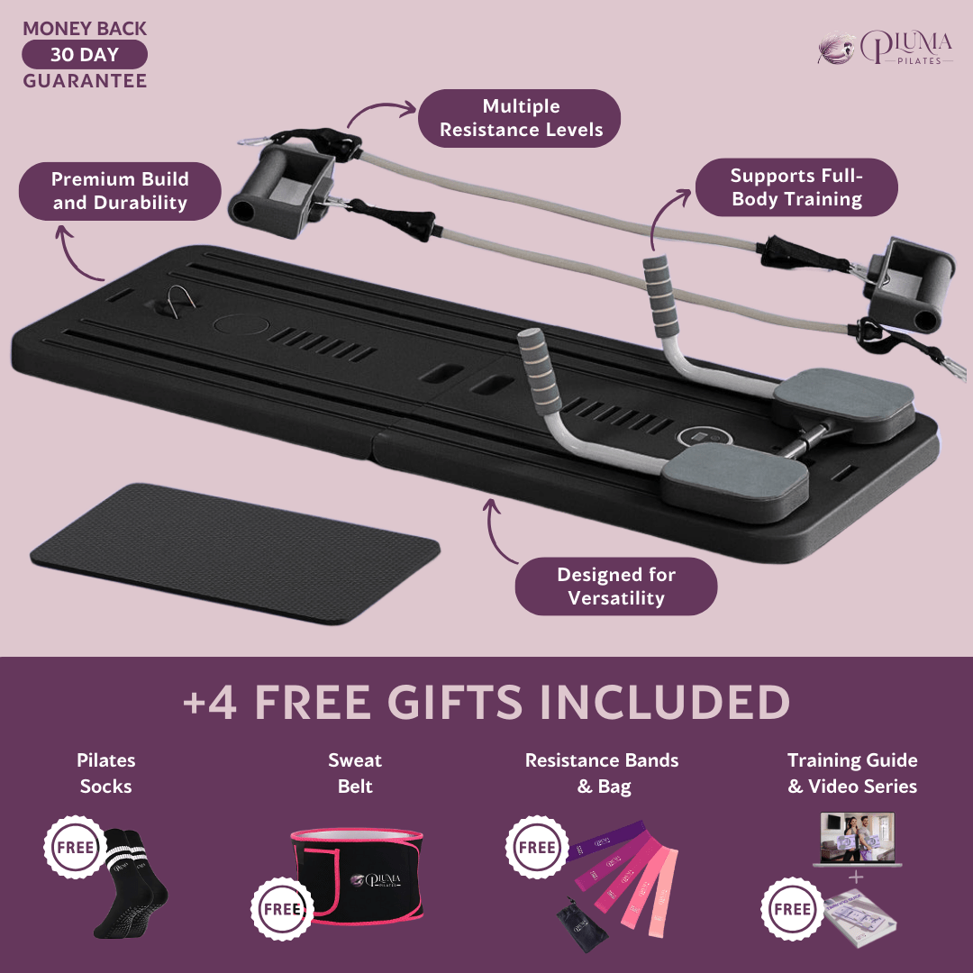 PlumaPilates™ Portable Pilates Reformer Board