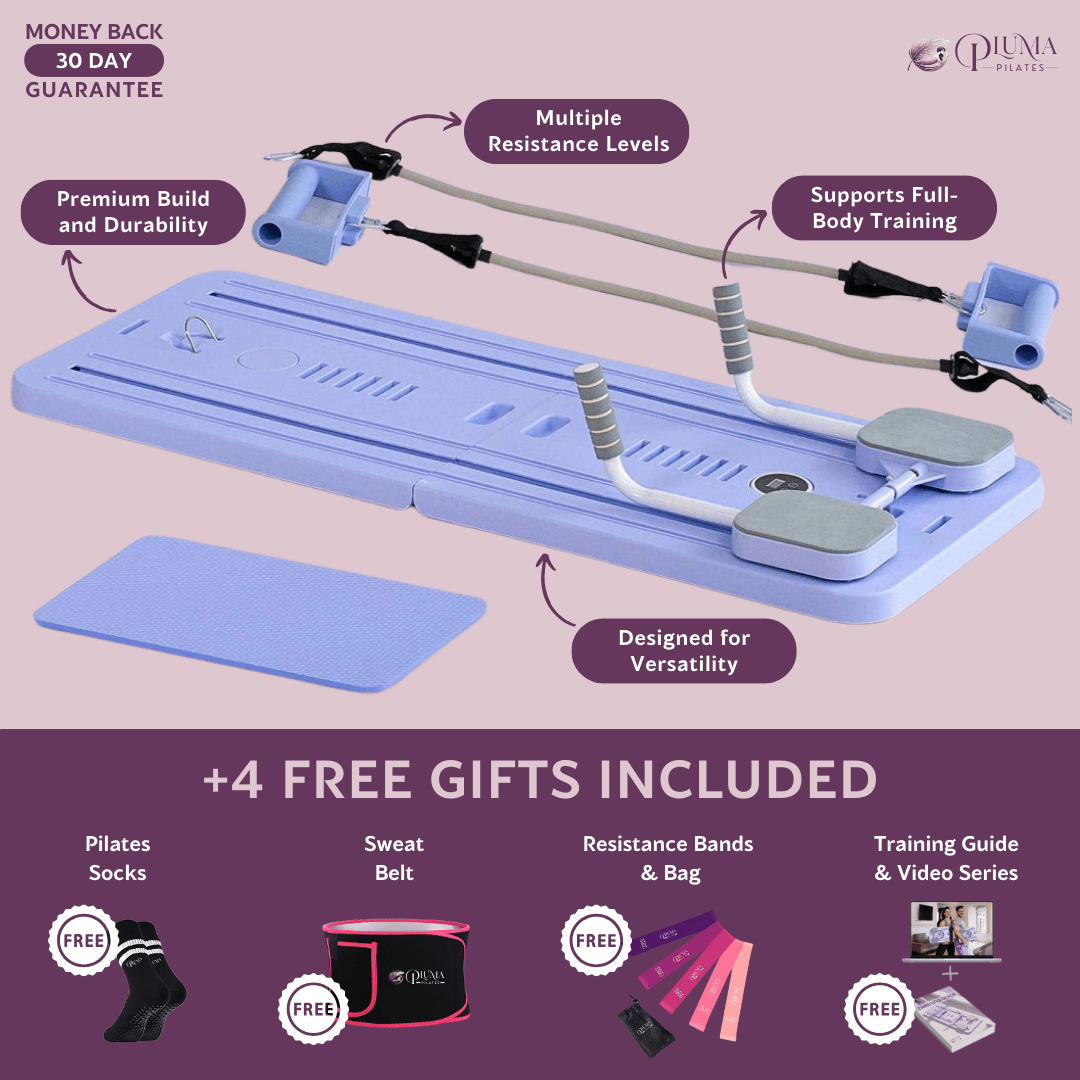 PlumaPilates™ Portable Pilates Reformer Board